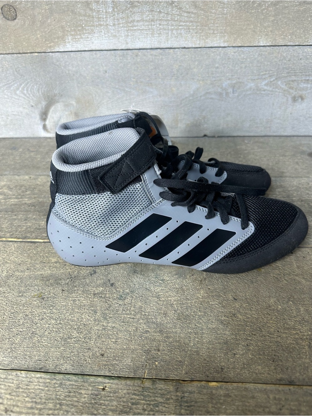 Adidas Mat Hog 2.0 Wrestling Shoes Men Size 6 Gray F99823 New With Tags